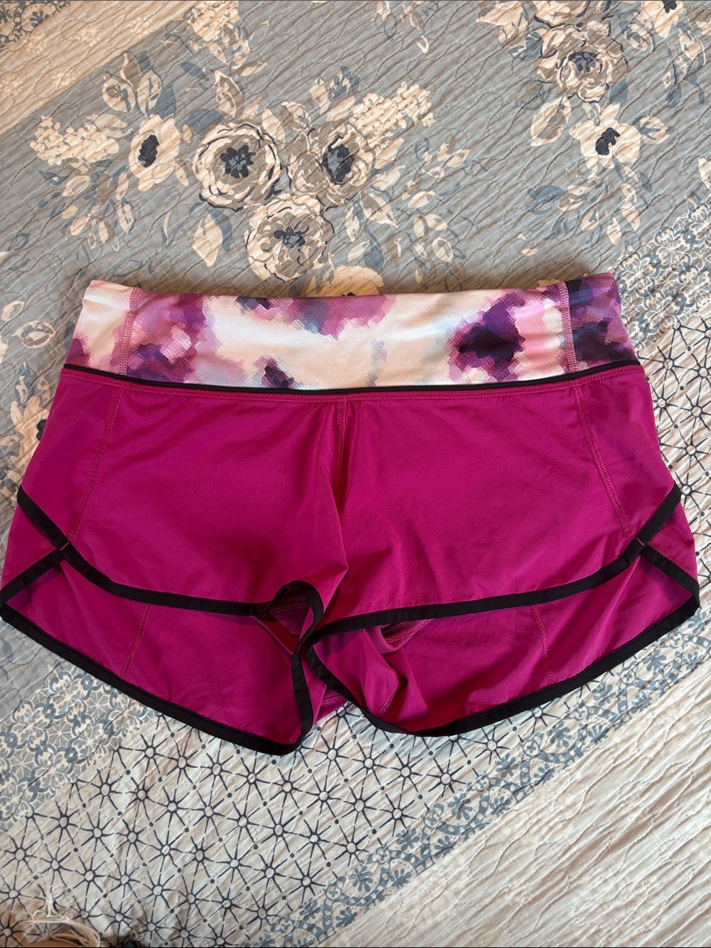 lululemon athletica Magenta Athletic Shorts size 6. Like new.